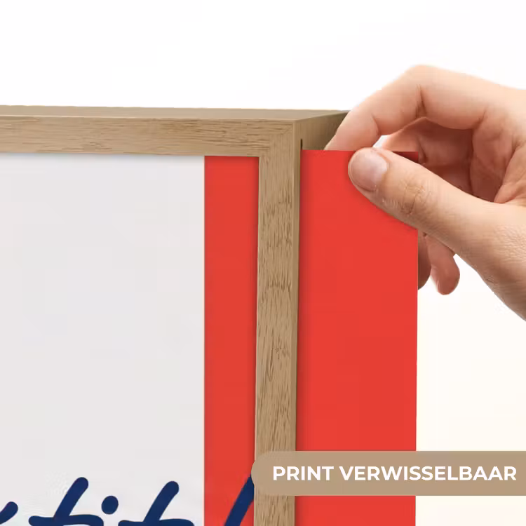 Lightbox - Wandlamp - Eten - Spreuk - Keuken - Grafisch - Rood-Wit — 5