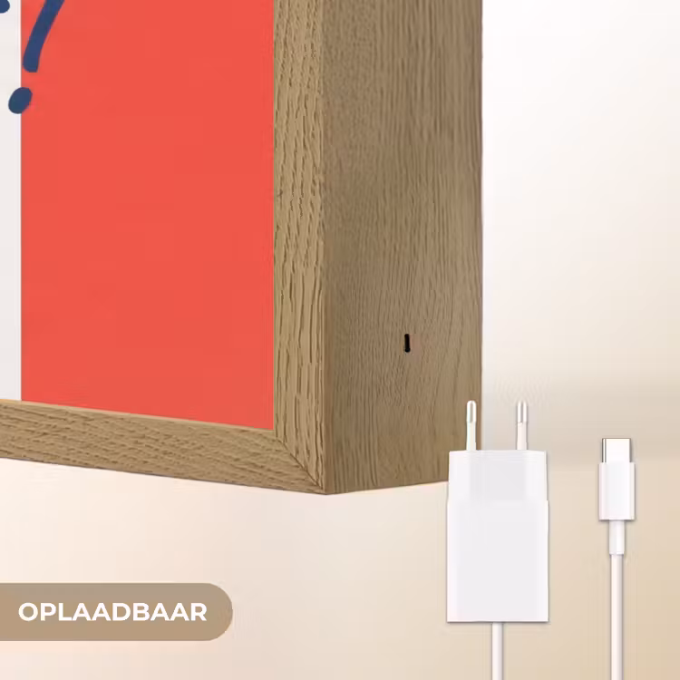 Lightbox - Wandlamp - Eten - Spreuk - Keuken - Grafisch - Rood-Wit — 7