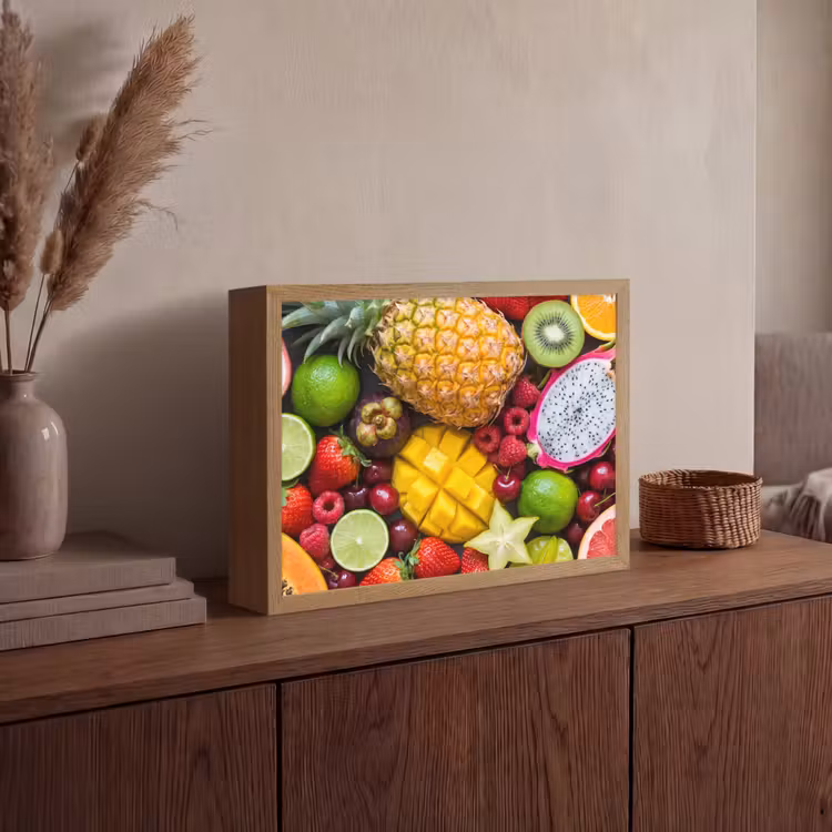 Lightbox - Wandlamp - Fruit - Assortiment - Vers - Gezond - Kleurrijk — 4
