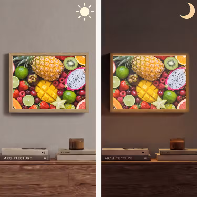 Lightbox - Wandlamp - Fruit - Assortiment - Vers - Gezond - Kleurrijk — 6