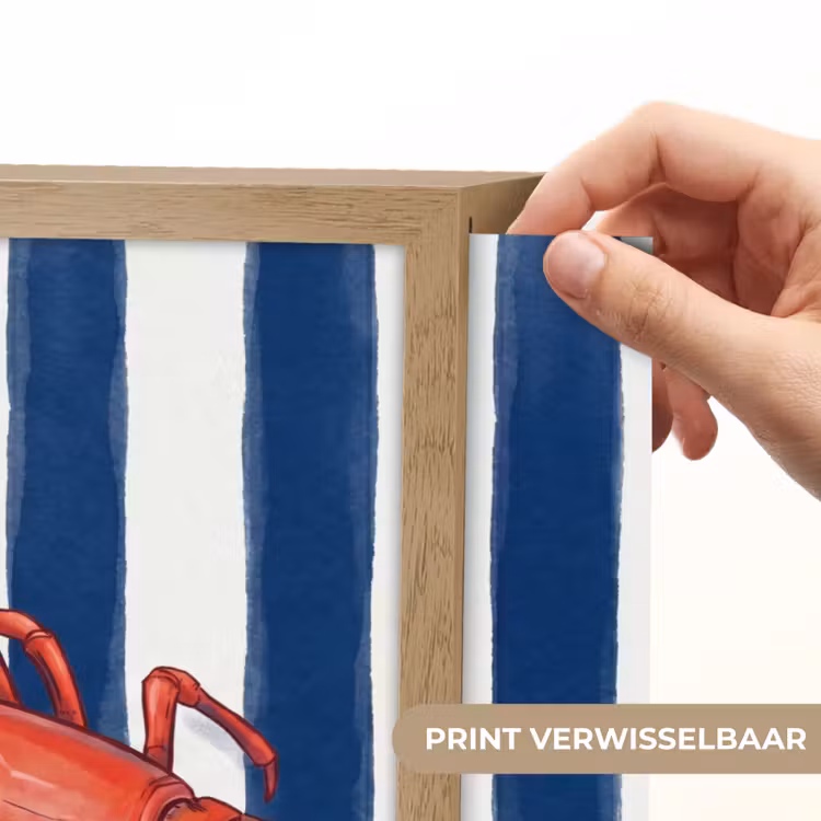 Lightbox - Wandlamp - Schaaldier - Kreeft - Marine - Illustratie - Rood — 5