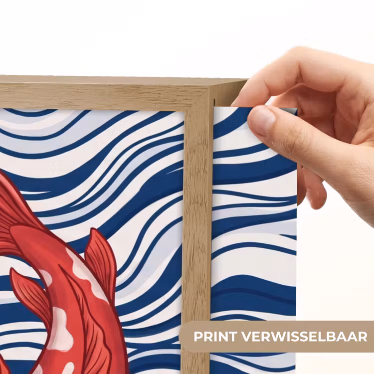 Lightbox - Wandlamp - Vis - Water - Natuur - Illustratie - Rood — 5