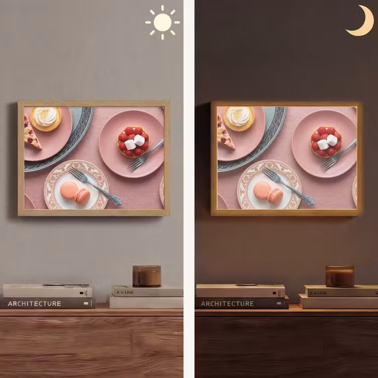 Lightbox - Wandlamp - Dessert - Taart - Gebak - Zoet - Roze — 6