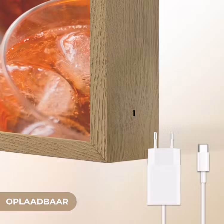 Lightbox - Wandlamp - Drank - Sinaasappel - IJs - Zomer - Oranje — 7