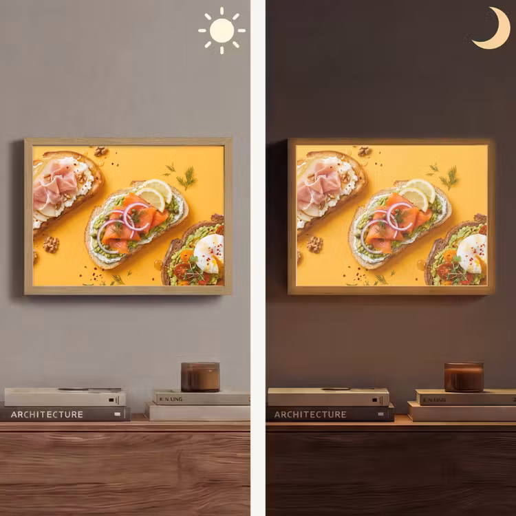 Lightbox - Wandlamp - Eten - Brood - Ontbijt - Modern - Kleurrijk — 6