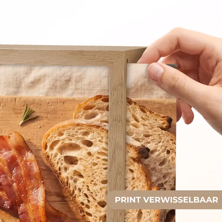 Lightbox - Wandlamp - Eten - Ontbijt - Hout - Rustiek - Geel — 5