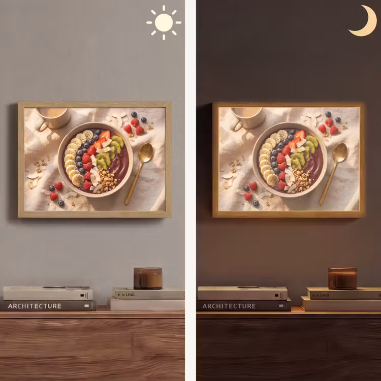 Lightbox - Wandlamp - Eten - Ontbijtkom - Fruit - Gezond - Kleurrijk — 6