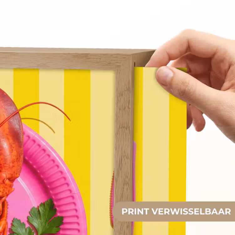 Lightbox - Wandlamp - Eten - Roze - Geel - Modern - Culinaire — 5
