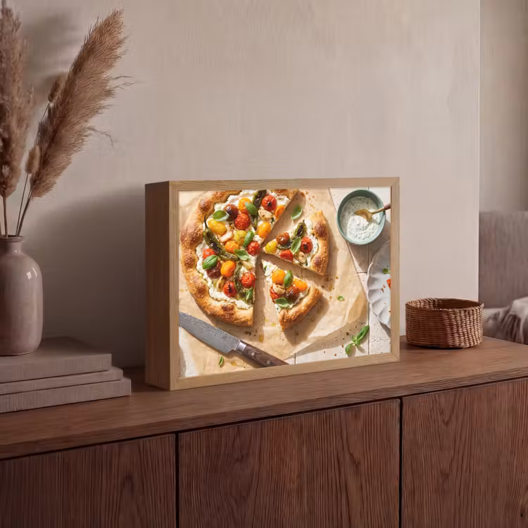 Lightbox - Wandlamp - Eten - Tomaten - Basilicum - Maaltijd - Vers — 4