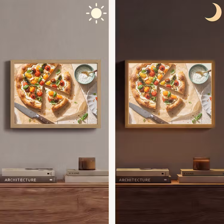 Lightbox - Wandlamp - Eten - Tomaten - Basilicum - Maaltijd - Vers — 6