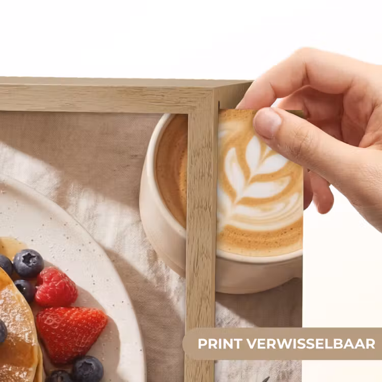 Lightbox - Wandlamp - Pannenkoeken - Bessen - Ontbijt - Modern - Beige — 5
