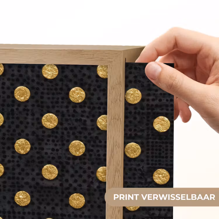 Lightbox - Wandlamp - Polka Dot - Stippen - Goud - Zwart — 5