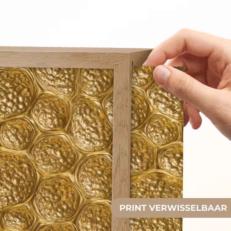 Lightbox - Wandlamp - Gehamerd - Mozaïek - Antiek - Goud — 5