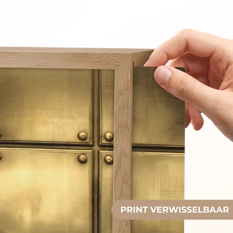 Lightbox - Wandlamp - Platen - Industrieel - Stoer - Goud — 5