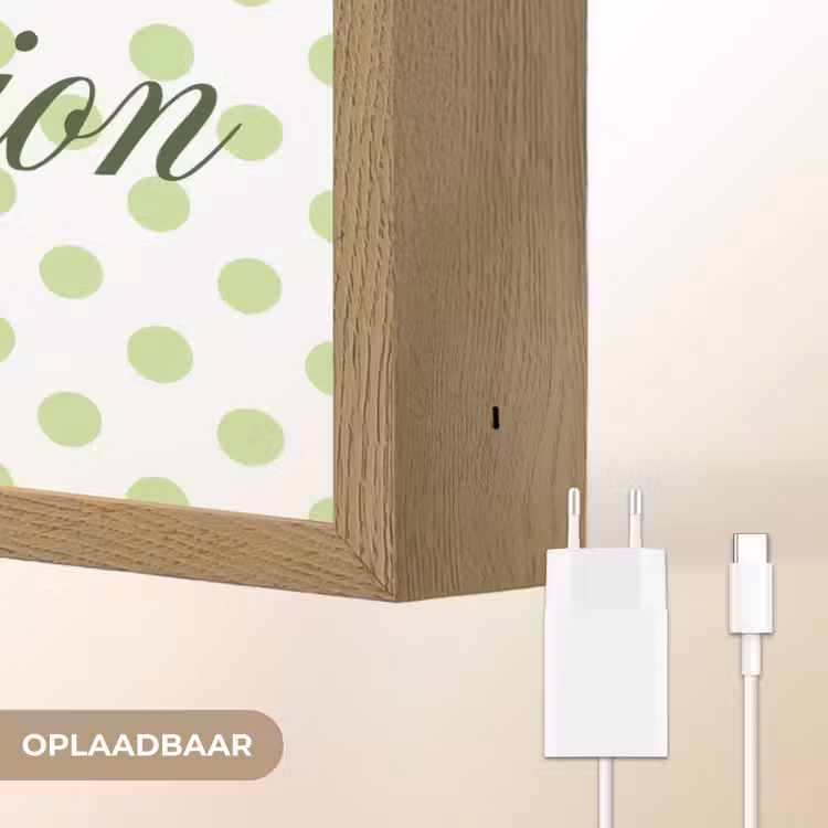 Lightbox - Wandlamp - Snack Station - Groen - Stippen — 7