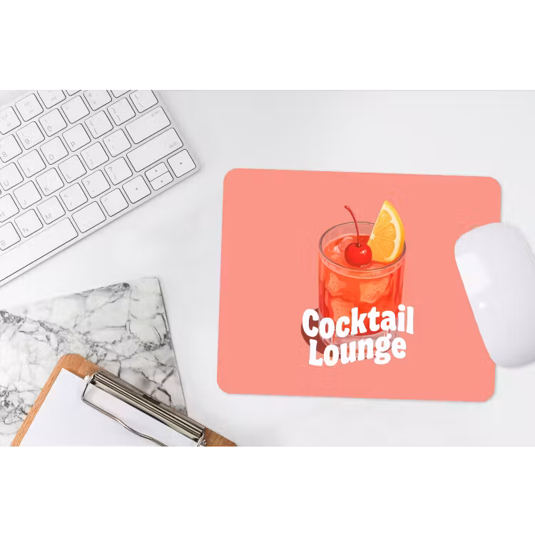 Muismat - Cocktail Lounge - Glas - Koraal — 2