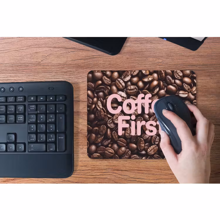 Muismat - Coffee First - Koffiebonen - Roze — 3