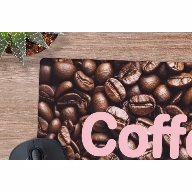 Muismat - Coffee First - Koffiebonen - Roze — 4
