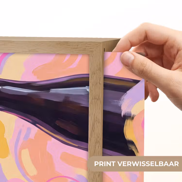 Lightbox - Wandlamp - Drank - Inschenken - Feest - Abstract - Roze — 5
