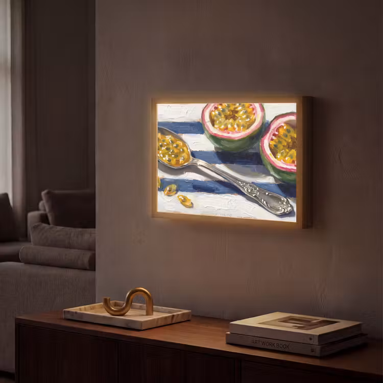 Lightbox - Wandlamp - Eten - Passievrucht - Tropisch - Modern - Kleurrijk — 2