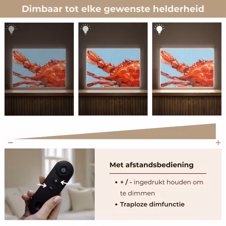 Lightbox - Wandlamp - Krab - Zee - Dieren - Abstract - Rood — 9