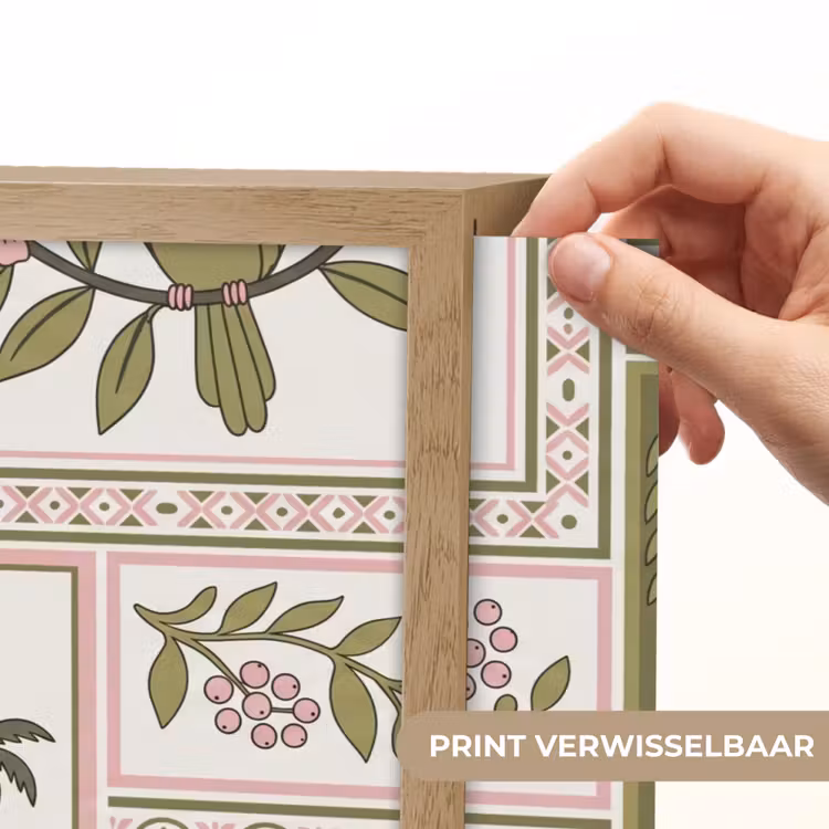 Lightbox - Wandlamp - Vogel - Tropisch - Patroon - Decoratief - Groen — 5