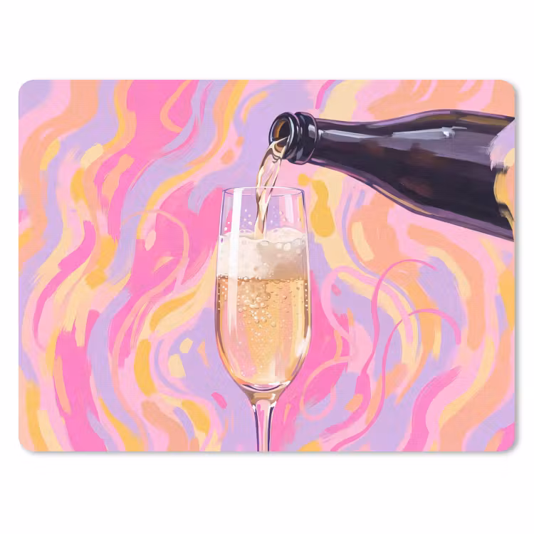 Muismat - Drank - Inschenken - Feest - Abstract - Roze — 1