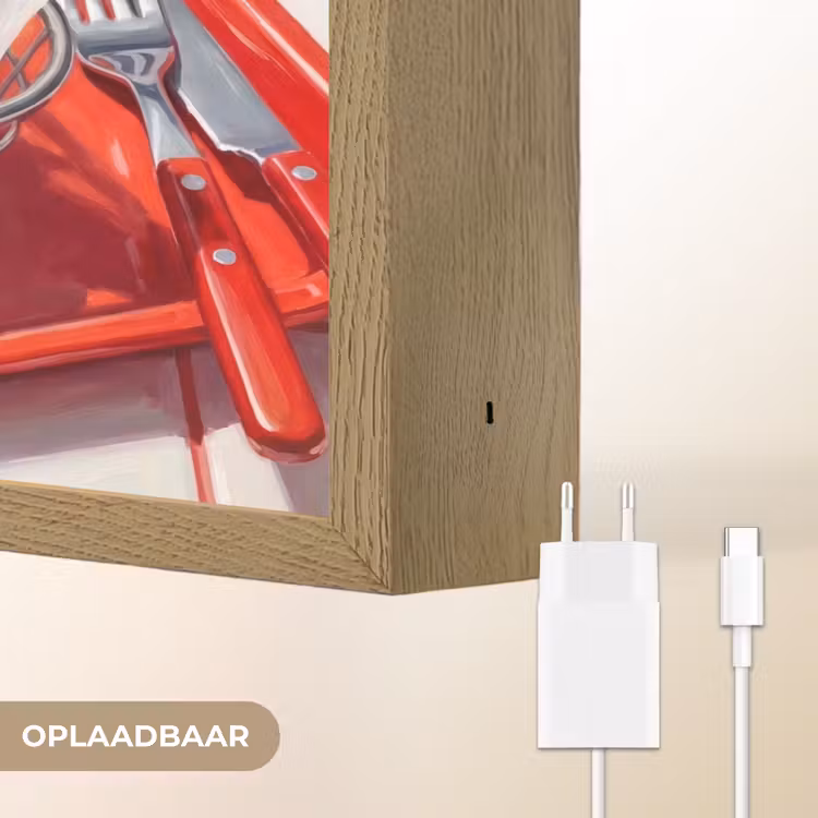 Lightbox - Wandlamp - Eten - Hotdog - Fastfood - Modern - Rood — 7