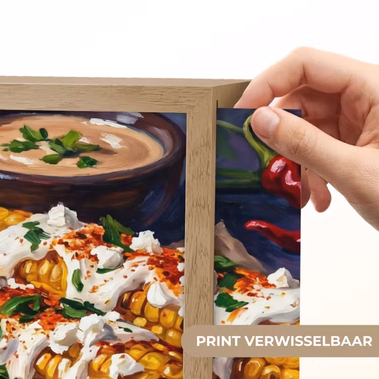 Lightbox - Wandlamp - Eten - Maïs - Saus - Geschilderd - Geel — 5