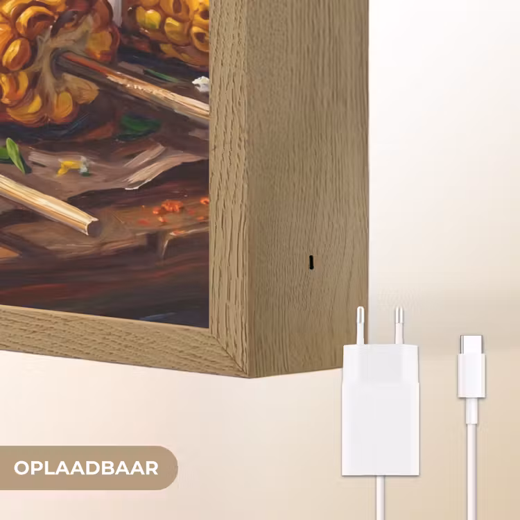 Lightbox - Wandlamp - Eten - Maïs - Saus - Geschilderd - Geel — 7