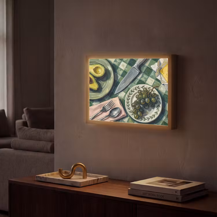 Lightbox - Wandlamp - Eten - Ontbijt - Tafel - Modern - Groen — 2