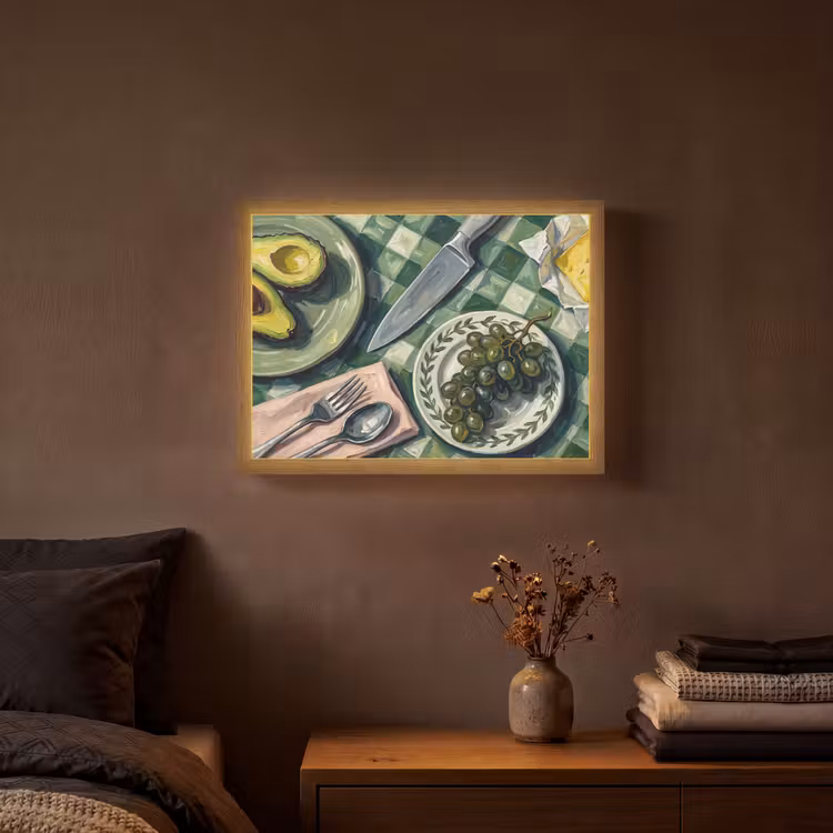 Lightbox - Wandlamp - Eten - Ontbijt - Tafel - Modern - Groen — 3