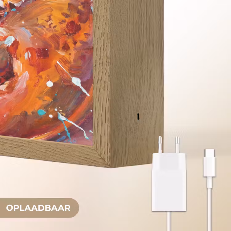 Lightbox - Wandlamp - Zeeleven - Kreeft - Spatters - Abstract - Roze — 7