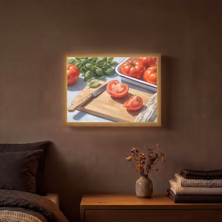 Lightbox - Wandlamp - Eten - Keuken - Ingrediënten - Stillleven - Rood — 3