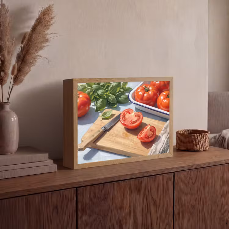 Lightbox - Wandlamp - Eten - Keuken - Ingrediënten - Stillleven - Rood — 4