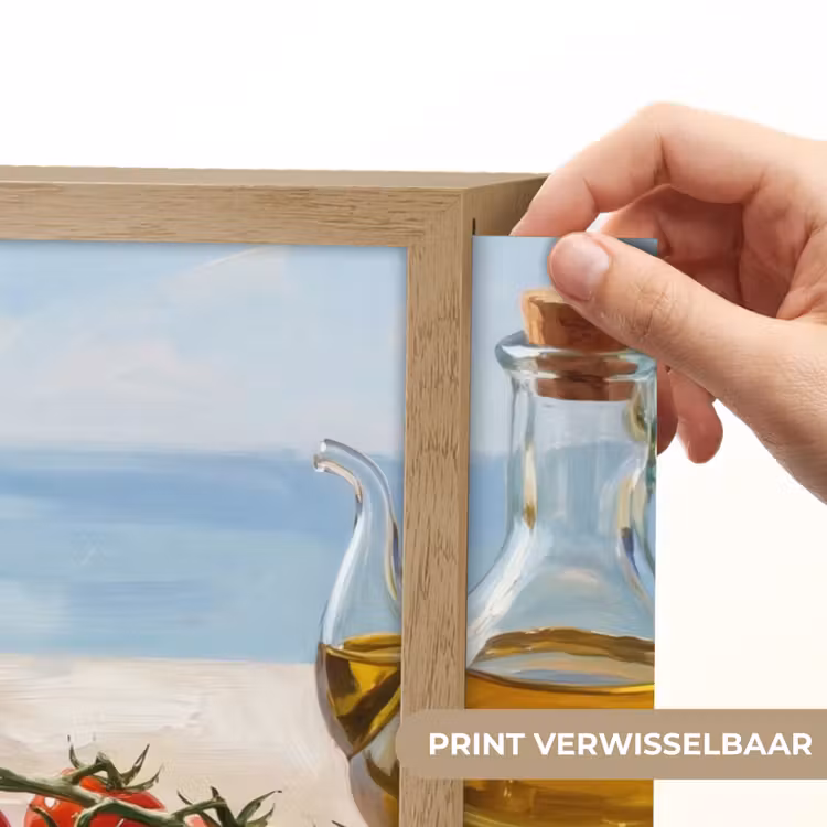 Lightbox - Wandlamp - Eten - Middellandse Zee - Natuur - Geschilderd — 5