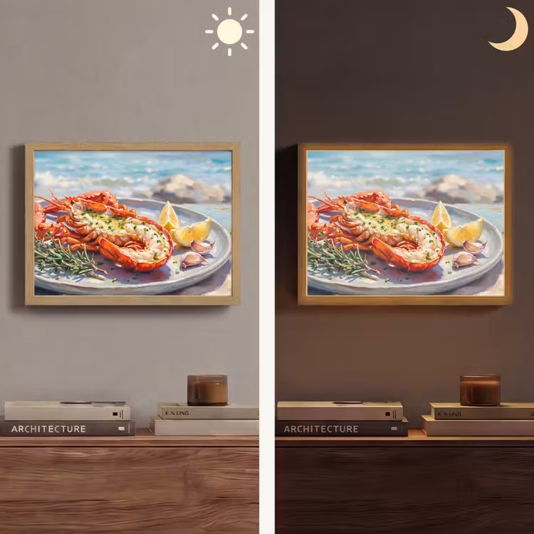 Lightbox - Wandlamp - Eten - Zee - Kust - Modern - Blauw — 6