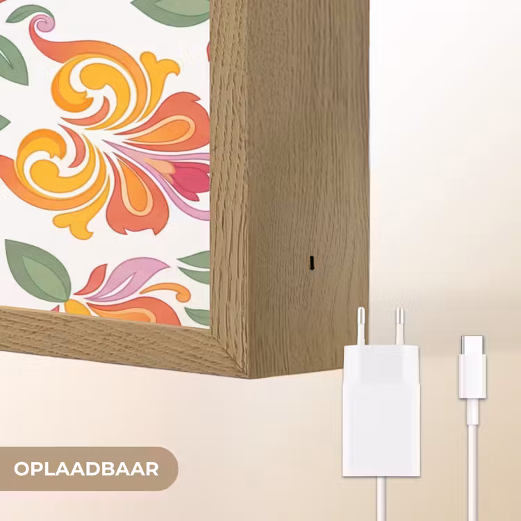 Lightbox - Wandlamp - Mandala - Bloemen - Decoratie - Kleurrijk - Abstract — 7