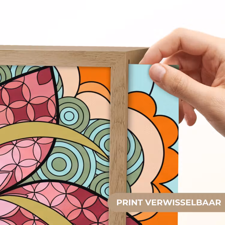 Lightbox - Wandlamp - Mandala - Geometrisch - Kunst - Decoratief - Kleurrijk — 5