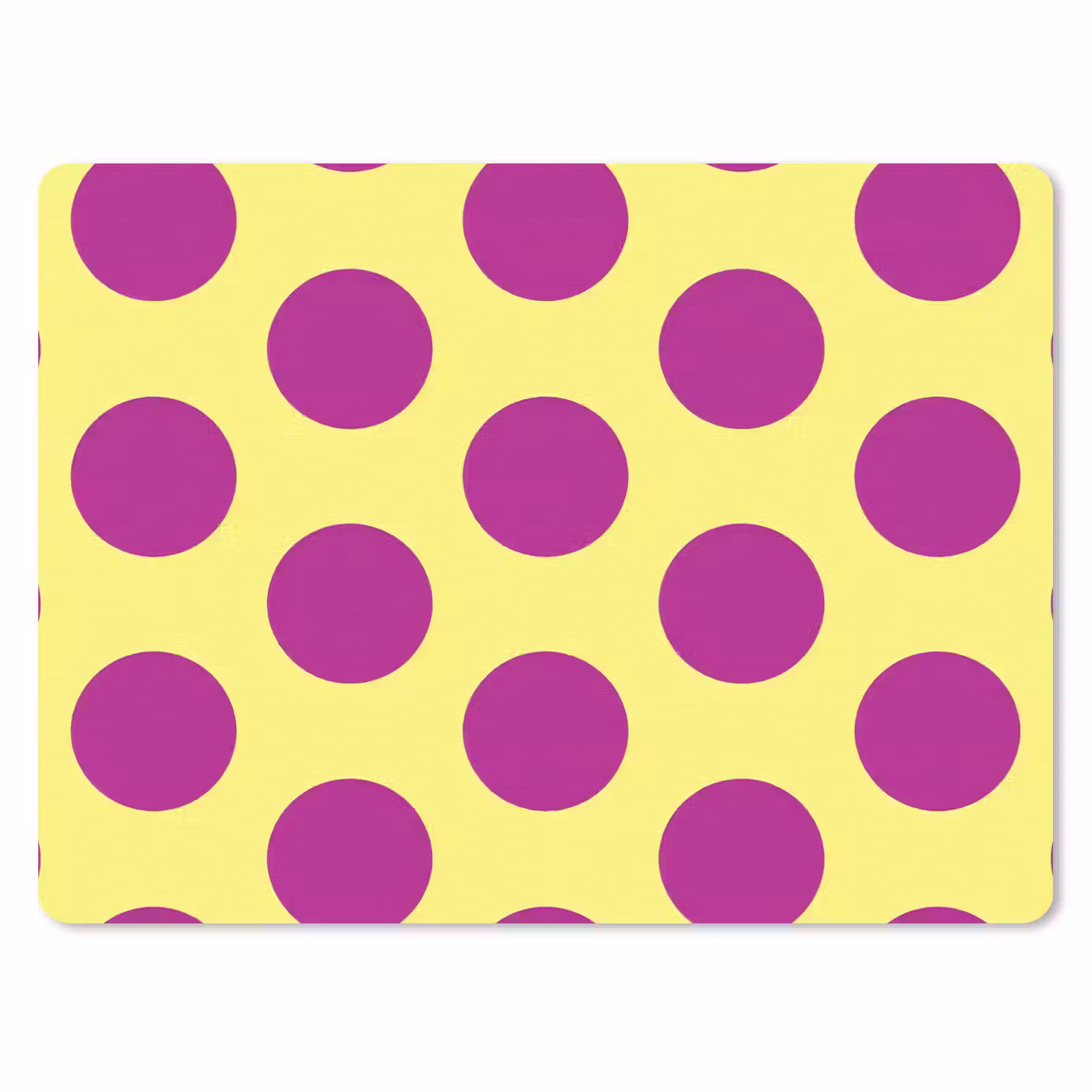 Muismat - Dots - Klassiek - Geel — 1