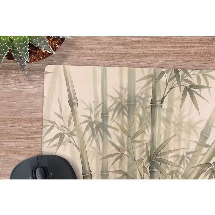 Muismat - Bamboe - Bladeren - Aziatisch - Groen - Natuur — 4