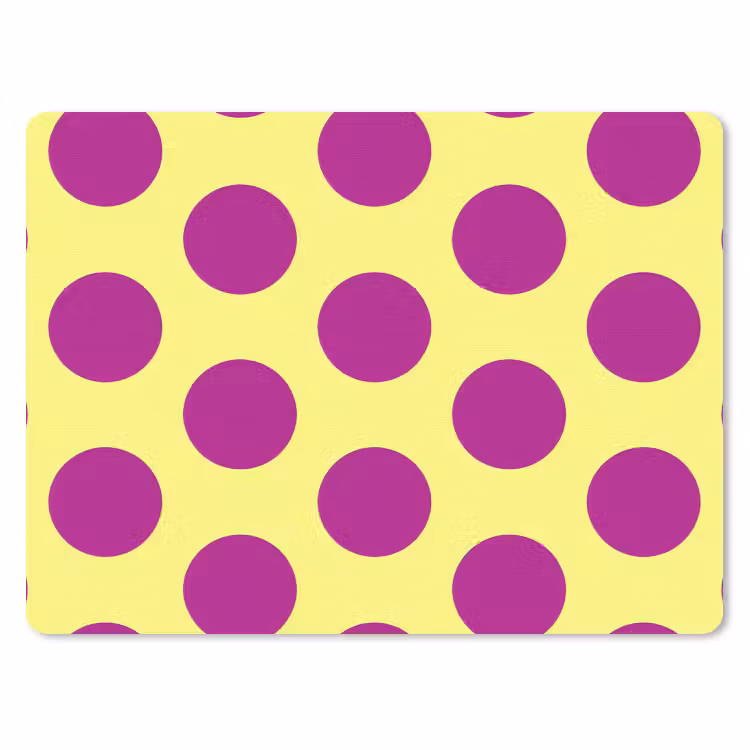 Muismat - Dots - Klassiek - Geel — 1