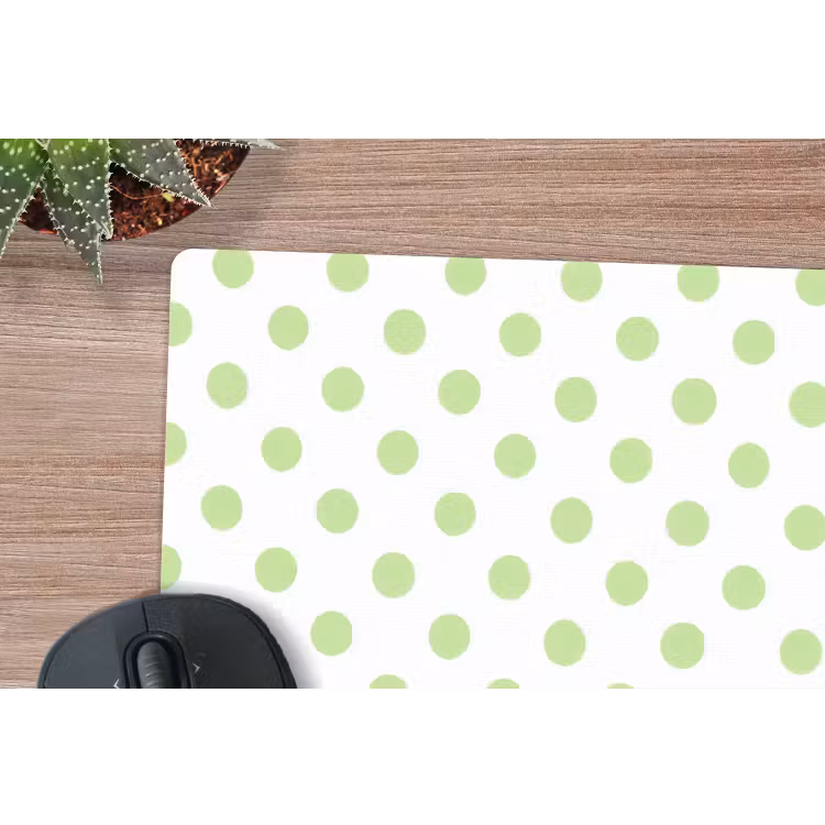Muismat - Dots - Klassiek - Groen — 4