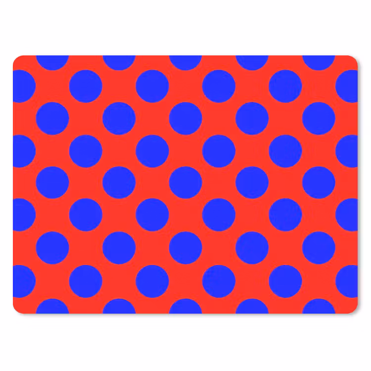 Muismat - Dots - Klassiek - Rood — 1
