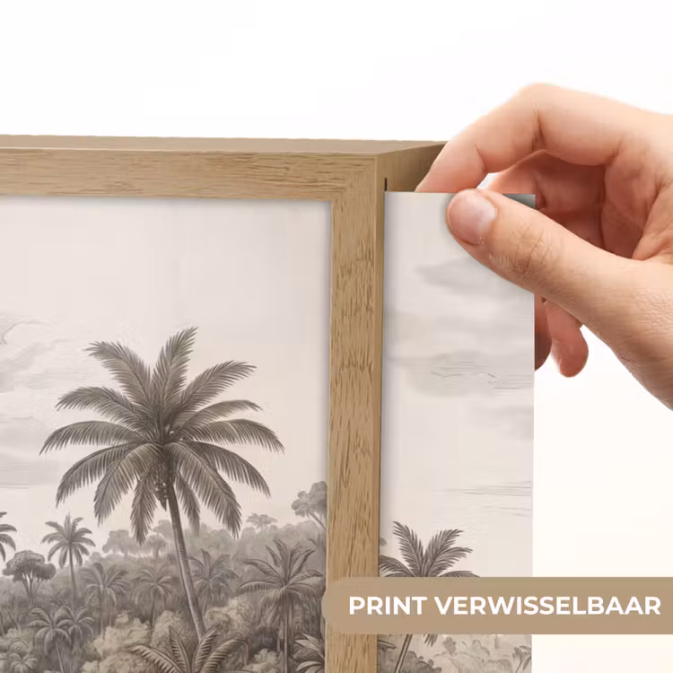 Lightbox - Wandlamp - Landschap - Rivier - Boot - Tropisch - Vintage — 5