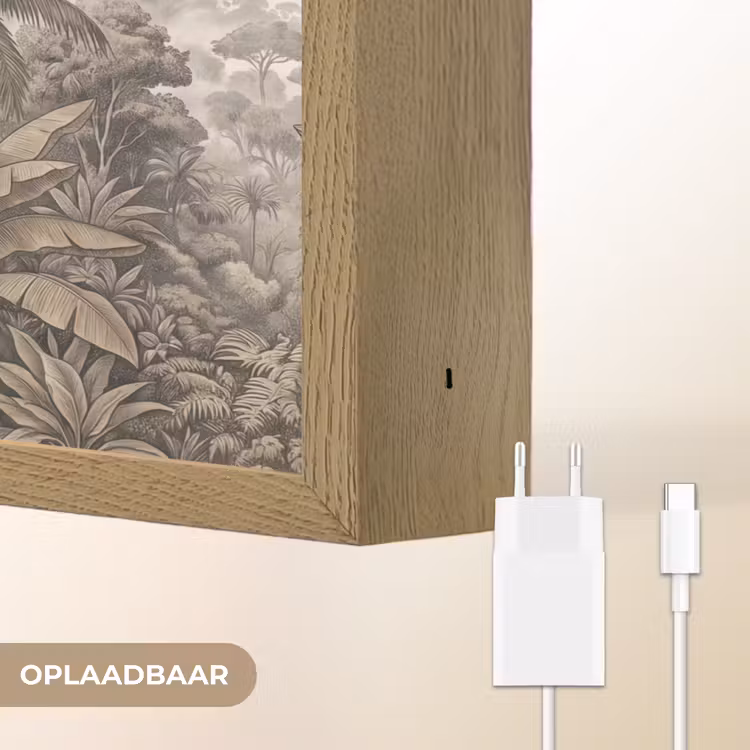 Lightbox - Wandlamp - Natuur - Bergen - Rivier - Tropisch - Vintage — 7