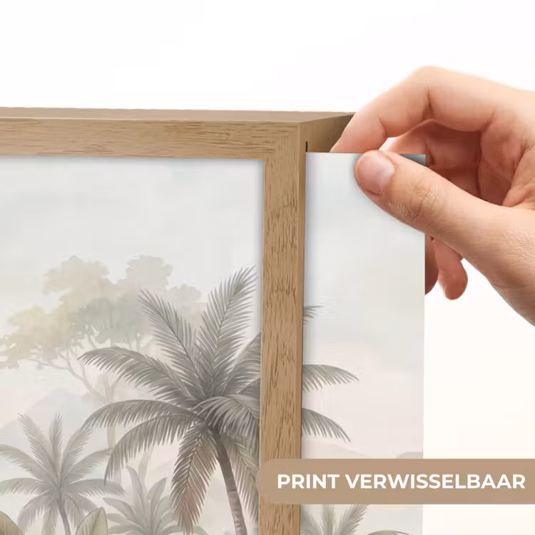 Lightbox - Wandlamp - Natuur - Tropisch bos - Landschap - Aquarel - Groen — 5