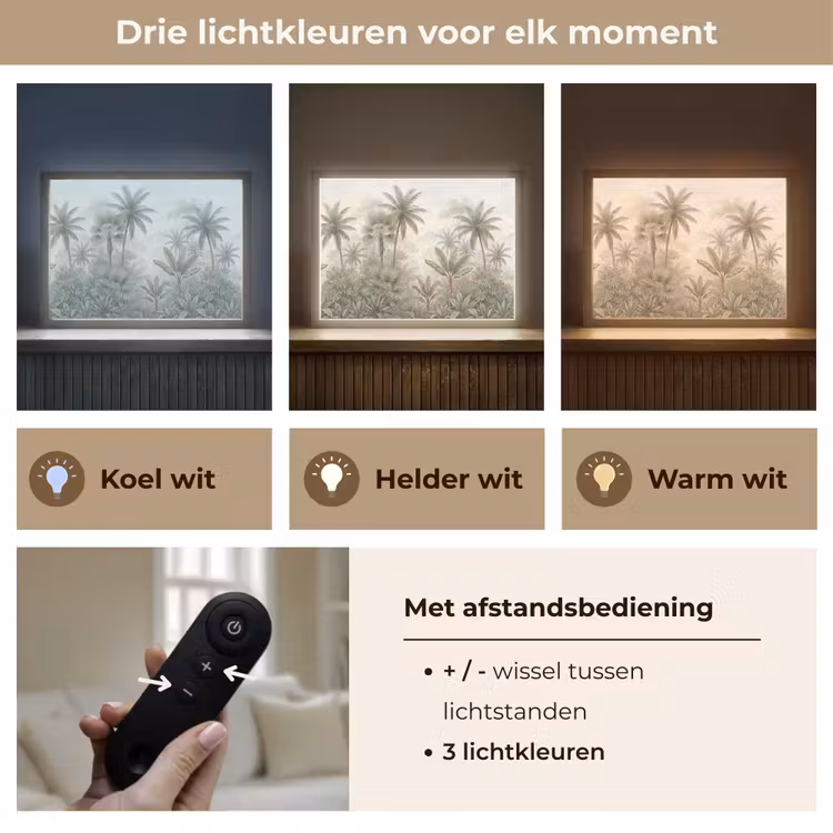 Lightbox - Wandlamp - Natuur - Tropisch bos - Landschap - Aquarel - Groen — 8