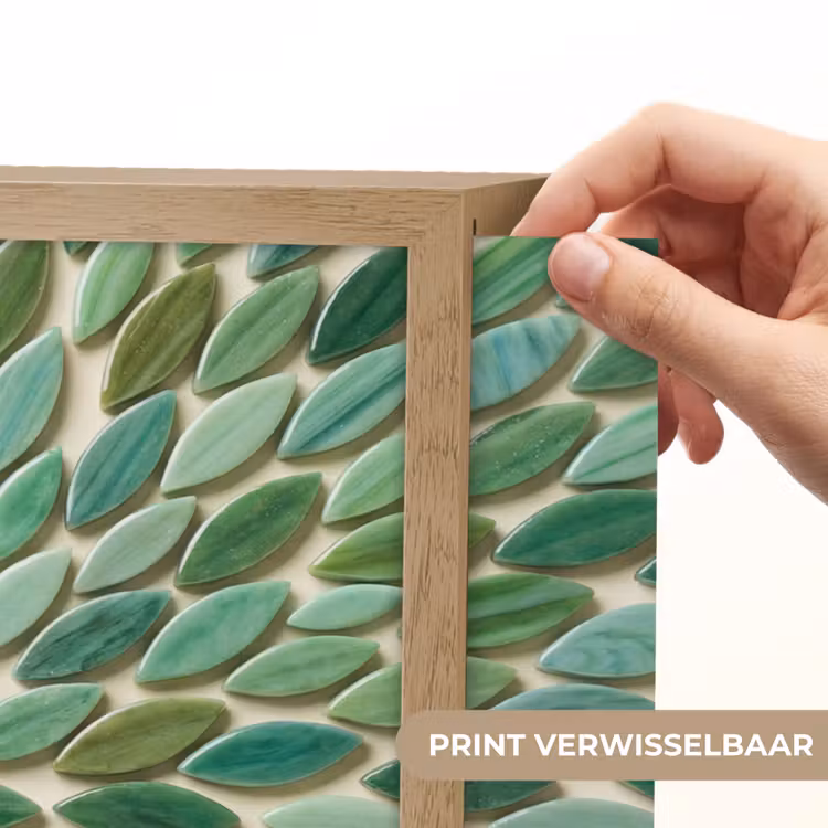 Lightbox - Wandlamp - Patroon - Blad - Groen - Abstract — 5