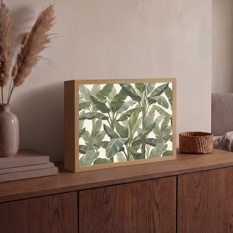 Lightbox - Wandlamp - Planten - Bladeren - Tropisch - Groen — 4